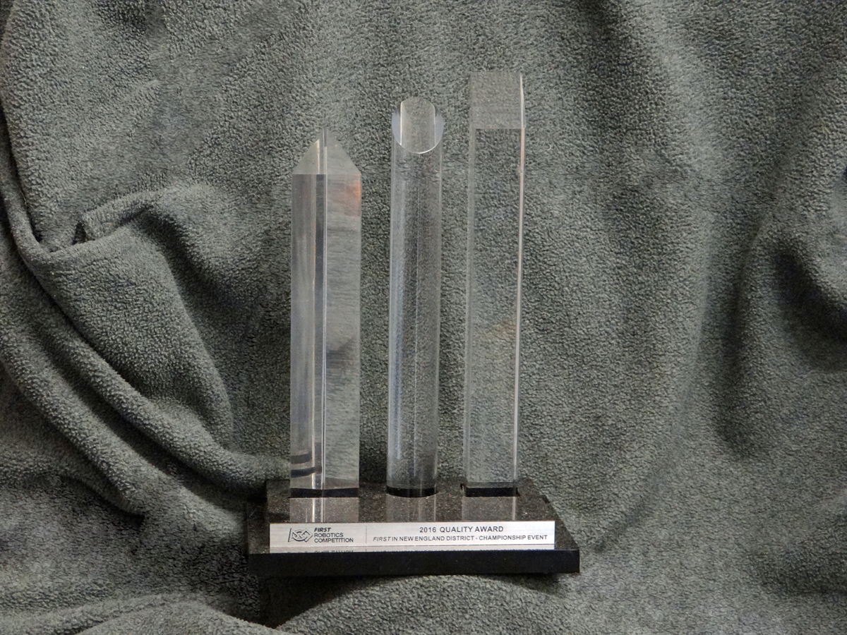 New England District Championship – Winner of the Quality Award Sponsored by Motorola Solutions Foundation